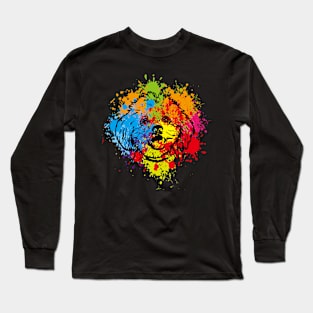 Maltese watercolor Long Sleeve T-Shirt